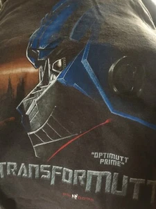 VTG Big Dogs Transformers Parody T-Shirt Optimutt Prime Youth S DOG Transformer - Picture 1 of 9