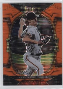 2023 Panini Select Concourse Neon Orange Pulsar Prizm /12 Carson Whisenhunt #33