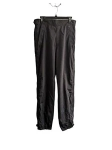 SKITIQUE Men's Ski Pants Full Side Zippers Solid Black Size Medium VTG 80s - Picture 1 of 17
