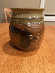 MCM Glenn Spangler Pottery Stoneware Vessel Vase - Picture 1 of 9