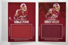 2017 Preferred Pairings Book Relics #13 Samaje Perine Robert Kelley /199
