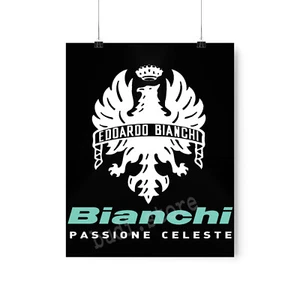 Bianchi Passione Celeste Logo Poster Size 16" x 20" - Picture 1 of 1