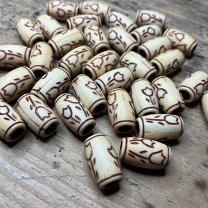 Pack Of 35 ~ Acrylic ~ Chunky Rice Beads ~ 19 X 12 mm ~ 5mm Hole - Picture 1 of 4