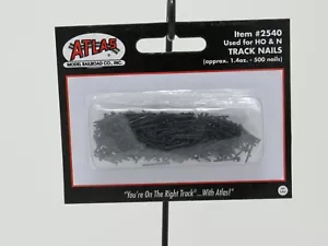 Atlas HO N scala 2540 chiodi binario per modellini treni tracce layout 1/2" lunghe (500) - Foto 1 di 2