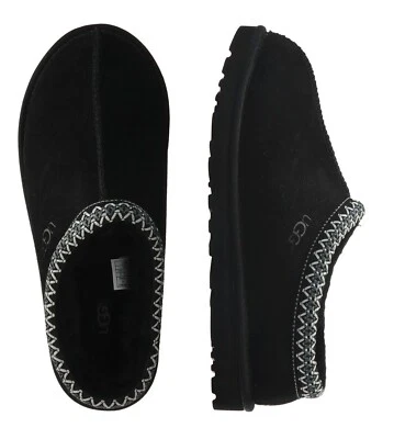 Novo na Caixa Chinelos Masculinos 100% Genuíno UGG Tasman II Sapatos Casuais Preto Unissex - Imagem 1 de 3