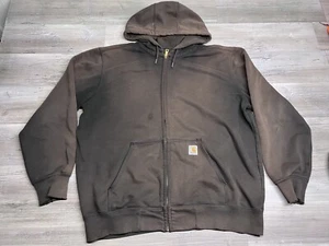 Crazy Faded Carhartt Heavyweight Full Zip Hoodie Herren Gr. L Sweatshirt Jacke - Bild 1 von 12