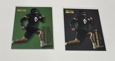 Darrian Beavers Rookie 2022 WC Matte Green Chase #MB-27 (110/250) & Black #MB-27 - Image 1 of 4