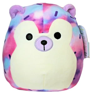 New Squishmallows YASMIN The Hedgehog Kellytoy 7" 18 cm Tiedye 2021 Plush Toy - Picture 1 of 6