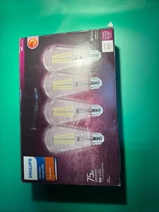 Philips Warm Glow 75W Equivalent Soft White ST19 Medium LED - Picture 1 of 5