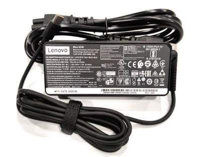 Подлинный 65 Вт USB-C типа C ноутбука адаптер зарядное устройство Lenovo ADLX65YLC3A ThinkPad X1 - Изображение 1 из 4