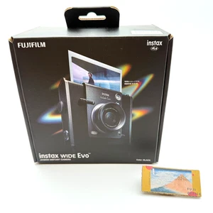 Cámara fotográfica instantánea híbrida FUJIFILM INSTAX WIDE EVO negra | formato ancho | Japón - Imagen 1 de 22