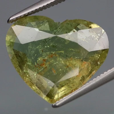 6.02 克拉罕见颜色天然黄色海蓝宝石(Heliodor Beryl)巴西心形可爱 — 第 1/4 张图片