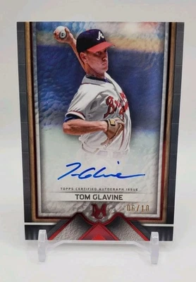 🔥2023 Topps Museum Collection - Tom Glavine /10 Archival 签名 #AA-TG - Braves🔥 — 第 1/2 张图片