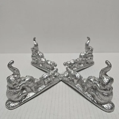 ARTHUR COURT Aluminio Fundido Elefante Ensalada‎ Soporte para Cuenco De Colección 1987 Foto 1 de 4