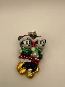 Christopher Radko Disney Mickey And Minnie Mouse Holiday Skaters Ornament 1996 - Picture 1 of 12