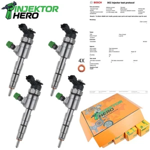 4x 0445110566 Inyector Inyector Citroen Peugeot Opel Combo 1.6 D 9802776680 - Imagen 1 de 9
