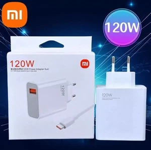 Caricabatteria Originale XIAOMI Redmi 120 W Ultra Rapido+Cavo Di Ricarica USB - Zdjęcie 1 z 9