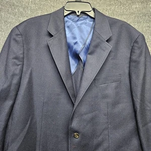 J Crew Legacy Jacket Mens 44R Blue Slim Fit Ludlow Unstructured Wool Blazer - Picture 1 of 20