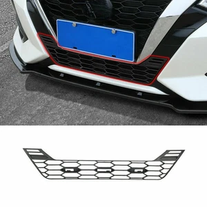 New For Nissan Sentra 2020-23 Matte Black Front Lower Bumper Honeycomb Grille 1x - Picture 1 of 5