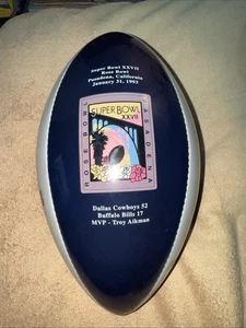 2005 Danbury Mint Dallas Cowboys Commutative Trophy 5x Super Champ Platinum - Foto 1 di 19