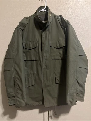 Chaqueta de campo pesada estilo militar Rothco M-65 con cierre de capucha pequeña J2130 Foto 1 de 4