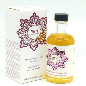 REN Clean Skincare Moroccan Rose Otto Bath Oil , 110 ml / 4.08 oz - Picture 1 of 7