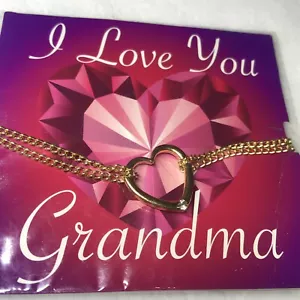 Bracciale cuore nonna ti amo tono oro - Foto 1 di 4