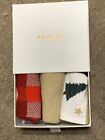 RADLEY Ladies Christmas Set Of 3 Socks Uk Size 4-8 New In Gift Box RRP £25