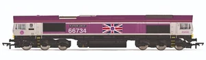 Hornby R30332 GBRf Klasse 66 Co-Co ""PLATIN JUBILEE"" Nr. 66734 DCC FERTIG NEU - Bild 1 von 1