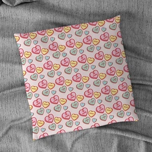 Valentinstag Candy Druck Design 45.7cm x 45.7cm Kissen - Bild 1 von 2