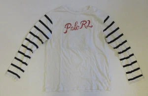 POLO RALPH LAUREN, Size L/G (14/16), Graphic, Long Sleeve Crewneck Tee Pre-Loved - Picture 1 of 4