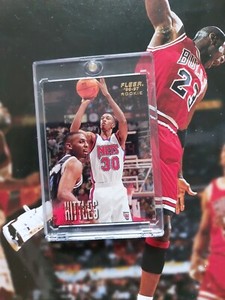   Fleer  Kerry Kittles, very nice map, where are the Nets fans. 