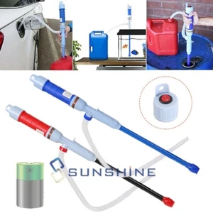 Car Siphon Pump Liquid Gas Fuel Oil Water Hose Transfer Electric Sucker 2.2 GPM - Picture 1 of 16