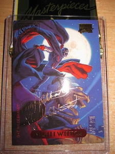 CARTE MARVEL MASTERPIECE GOLD FOIL SIGNATURE SERIES 1994 N°85 NIGHTWATCH MINT - Picture 1 of 2
