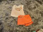 Girls Old Navy short outfit size 12-18 months short sleeve multicolor