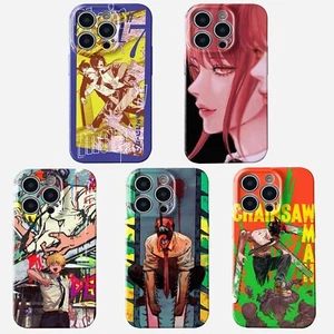 Chainsaw Man Anime do iPhone 11 12 13 14 15 Pro Case Etui ochronne Cover - Zdjęcie 1 z 14