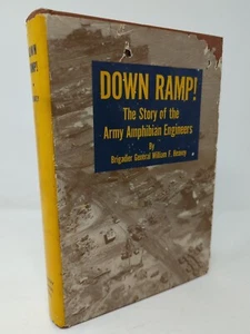 AUTOGRAPHED Down Ramp Brigadier General William F Heavey Army Amphibian Engineer - Picture 1 of 8