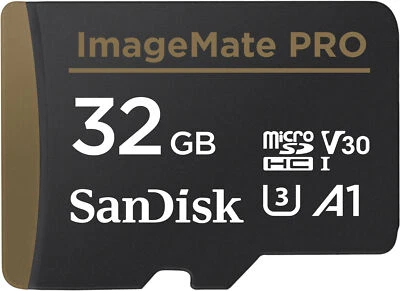 Sandisk ImageMate PRO Micro SD Extreme  32GB SDHC A1 U3 V30 Memory Card 32 GB - Image 1 of 4