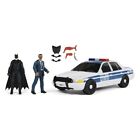 The Batman &amp; LT. Gordon Set Gotham City Police Car &amp; Exclusive Figures BRAND NEW