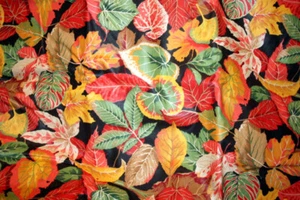 LARGE FALL LEAVES FROM WAMSUTTA - 100% COTTON FABRIC - Picture 1 of 5