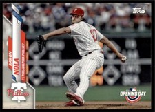 2020 Topps Opening Day Base #185 Aaron Nola - Philadelphia Phillies