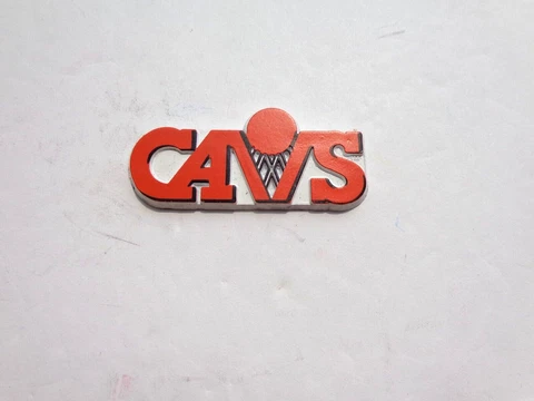 VINTAGE NBA  CLEVELAND CAVALIERS FRIDGE MAGNET STANDING BOARD / Black Net #2 Cover