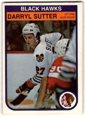 Darryl Sutter 1982-83 O-Pee-Chee #76 Chicago Blackhawks - Image 1 of 2