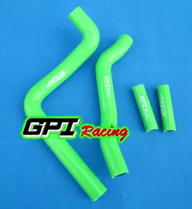 KAWASAKI KX250 KX 250 2-STROKE 04-07 05 06 2004 2005 silicone radiator hose BLAC - Foto 1 di 7