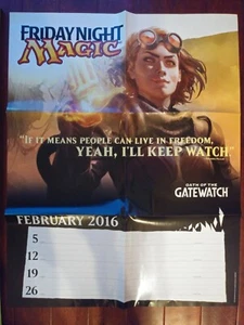 Magic The Gathering Oath Of The Gatewatch FNM Poster Promo 28"x22" MTG - Bild 1 von 1