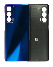 Housse arrière pour Motorola Edge 5G (XT2141/2021) (véritable fabricant d'origine) (bleu nébuleuse)