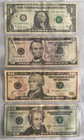 $1 $5 $10 $20 Star Note Collection Partia czterech