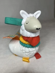 Fisher-Price Click Clack Llama baby toy white, green, red, yellow - Picture 1 of 3