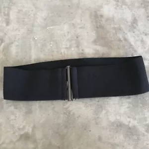 Fashion Waist Stretch Belt Wide Womens Small Elastic Minimalist Metal Y2K Retro - Picture 1 of 8