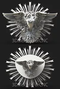 3D Model STL File for CNC Router Laser & 3D Printer Dove of Peace Pack - Picture 1 of 3